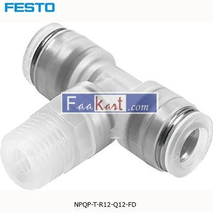 Picture of NPQP-T-R12-Q12-FD  FESTO Tube Tee Connector