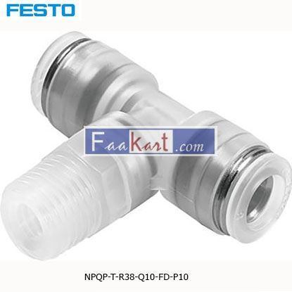 Picture of NPQP-T-R38-Q10-FD-P10  FESTO Tube Tee Connector