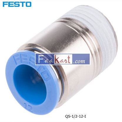 Picture of QS-1 2-12-I  FESTO Tube Pneumatic Fitting