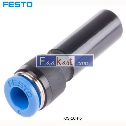 Picture of QS-10H-6  FESTO Tube Pneumatic Fitting