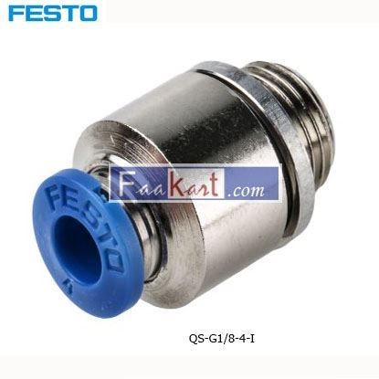Picture of QS-G1 8-4-I  FESTO Tube Pneumatic Fitting