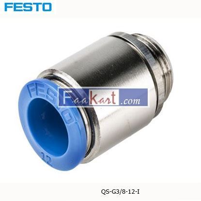 Picture of QS-G3 8-12-I  FESTO Tube Pneumatic Fitting