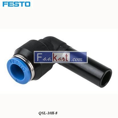 Picture of QSL-10H-8  FESTO Tube Pneumatic Elbow Fitting