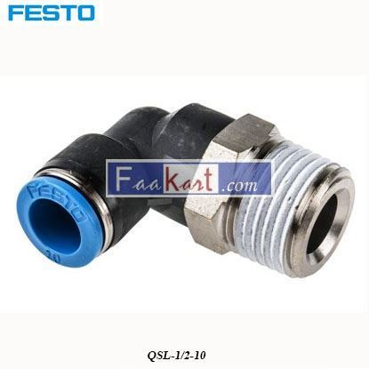 Picture of QSL-12-10  FESTO Tube Pneumatic Elbow Fitting