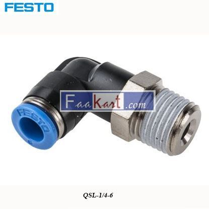 Picture of QSL-14-6  FESTO Tube Pneumatic Elbow Fitting