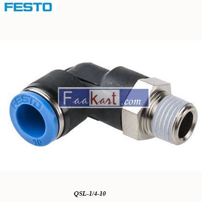 Picture of QSL-14-10  FESTO Tube Pneumatic Elbow Fitting