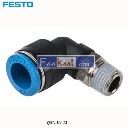 Picture of QSL-14-12  FESTO Tube Pneumatic Elbow Fitting