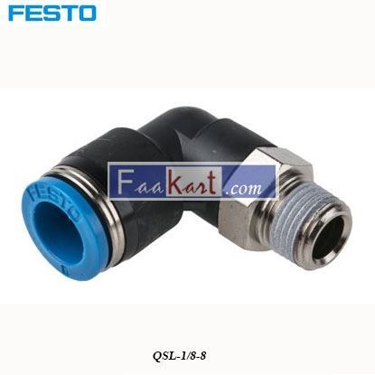 Picture of QSL-18-8  FESTO Tube Pneumatic Elbow Fitting