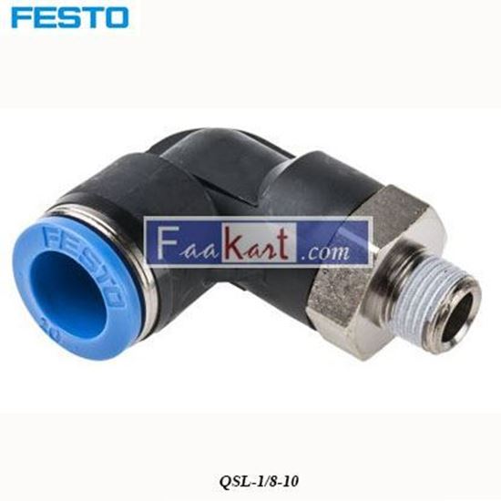 Picture of QSL-18-10 FESTO Tube Pneumatic Elbow Fitting