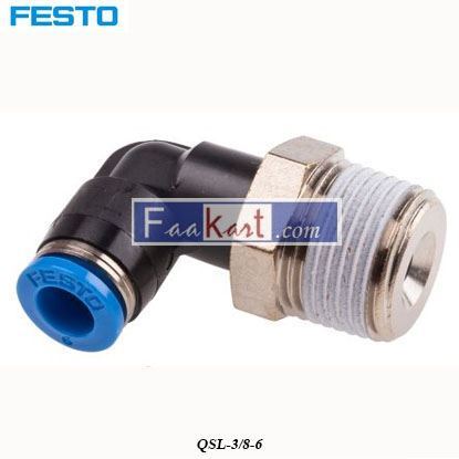 Picture of QSL-38-6  FESTO Tube Pneumatic Elbow Fitting