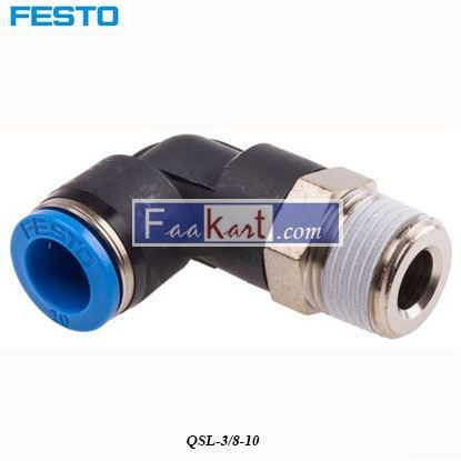Picture of QSL-38-10  FESTO Tube Pneumatic Elbow Fitting