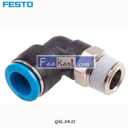 Picture of QSL-38-12  FESTO Tube Pneumatic Elbow Fitting