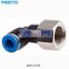 Picture of QSLF-14-6-B  FESTO Tube Elbow Connector
