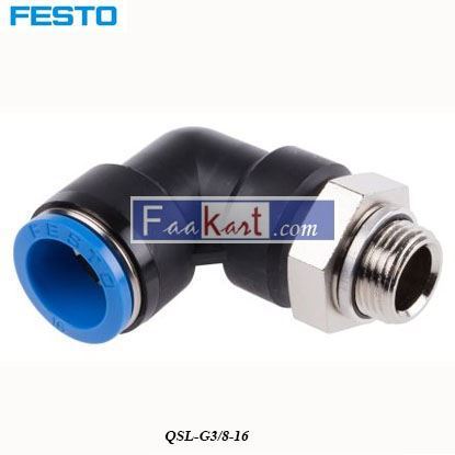 Picture of QSL-G3 8-16  FESTO Tube Pneumatic Elbow Fitting