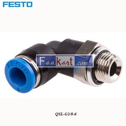 Picture of QSL-G18-6  FESTO Tube Pneumatic Elbow Fitting