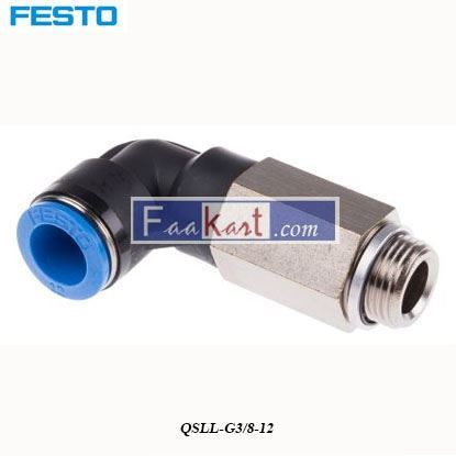 Picture of QSLL-G3 8-12  FESTO Tube Elbow Connector