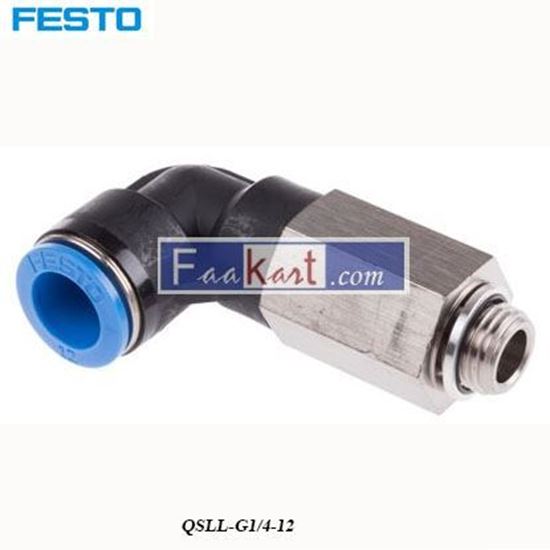 Picture of QSLL-G14-12  FESTO Tube Elbow Connector