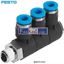 Picture of QSLV3-1 8-6  NewFesto Pneumatic Fitting