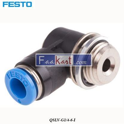 Picture of QSLV-G1 4-6-I  FESTO Tube Elbow Connector