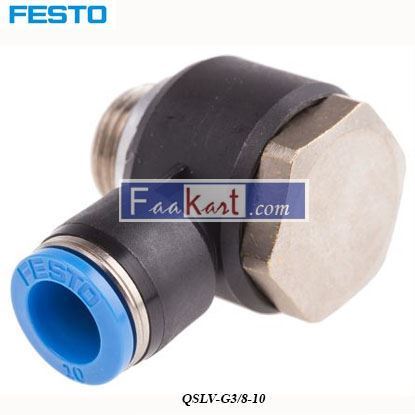 Picture of QSLV-G3 8-10  FESTO Tube Elbow Connector