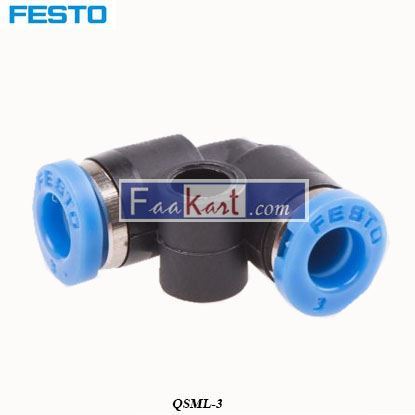 Picture of QSML-3  FESTO Tube Pneumatic Elbow Fitting