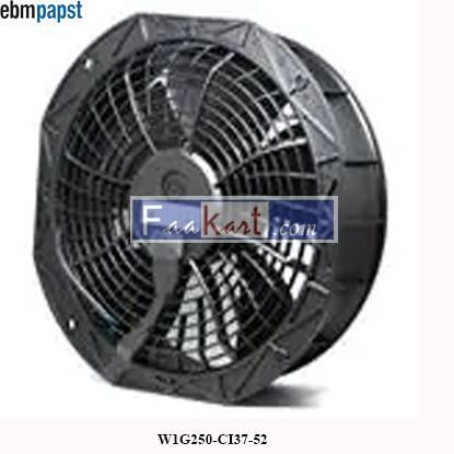 Picture of W1G250-CI37-52 EBM-PAPST DC Axial fan