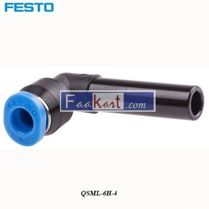 Picture of QSML-6H-4  FESTO Tube Pneumatic Elbow Fitting