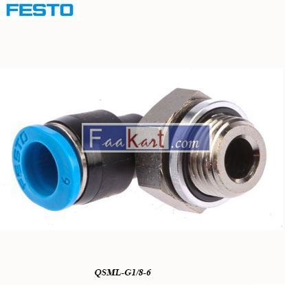 Picture of QSML-G18-6  FESTO Tube Pneumatic Elbow Fitting