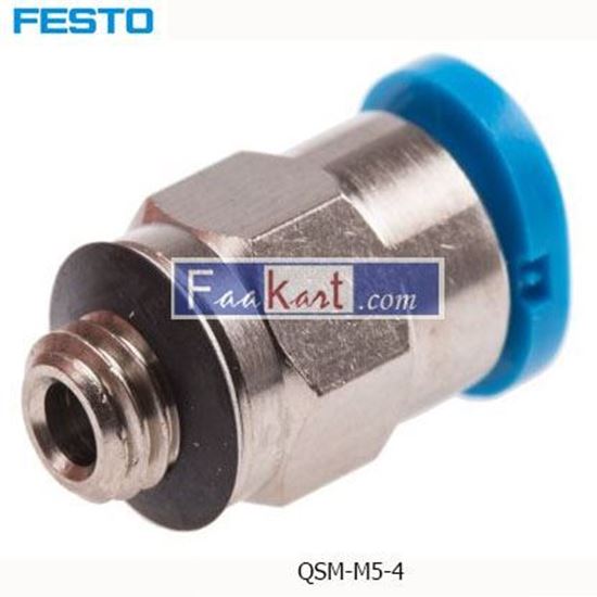 Picture of QSM-M5-4  FESTO Tube Pneumatic Fitting  153304