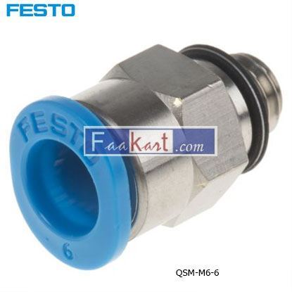 Picture of QSM-M6-6  FESTO Tube Pneumatic Fitting