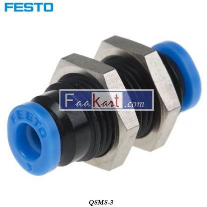 Picture of QSMS-3  FESTO Tube Adapter Straight