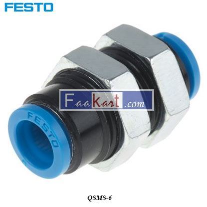 Picture of QSMS-6  FESTO Tube Adapter Straight