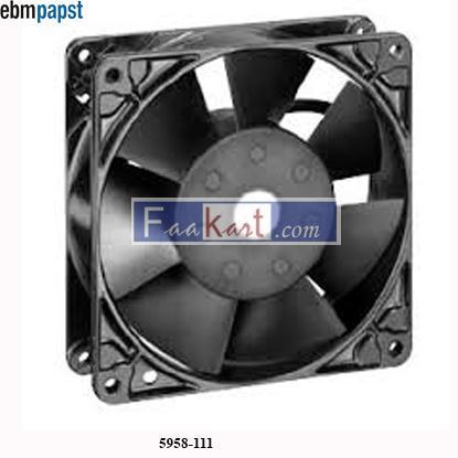 Picture of 5958-111 EBM-PAPST Fan, AC Tubeaxial, 127 x 127 x 38mm