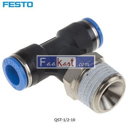 Picture of QST-1 2-10  FESTO Tube Tee Connector