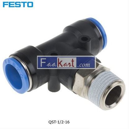Picture of QST-1 2-16  FESTO Tube Tee Connector