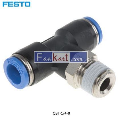 Picture of QST-1 4-8  FESTO Tube Tee Connector