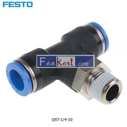 Picture of QST-1 4-10  FESTO Tube Tee Connector
