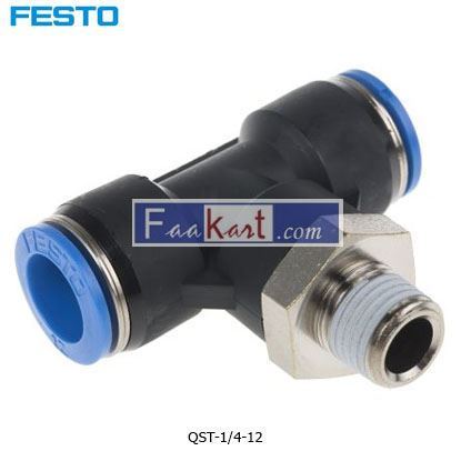 Picture of QST-1 4-12  FESTO Tube Tee Connector