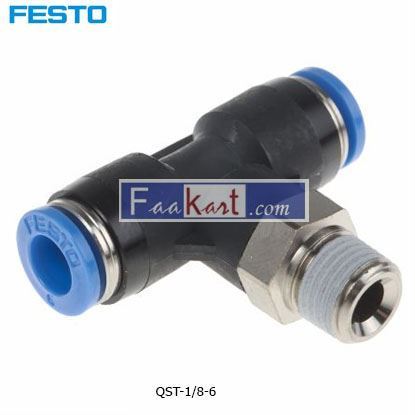 Picture of QST-1 8-6  FESTO Tube Tee Connector