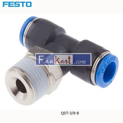 Picture of QST-3 8-8  FESTO Tube Tee Connector