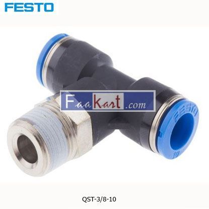 Picture of QST-3 8-10  FESTO Tube Tee Connector