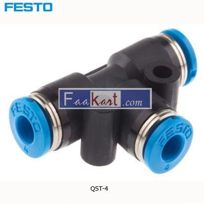Picture of QST-4  FESTO Tube Tee Connector