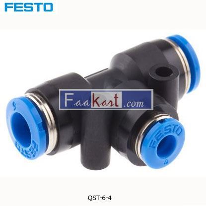 Picture of QST-6-4  FESTO Tube Tee Connector