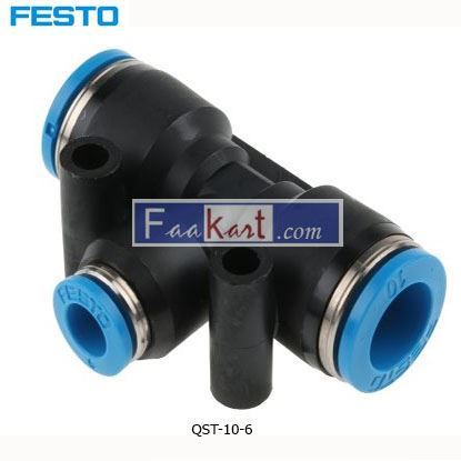 Picture of QST-10-6  FESTO Tube Tee Connector