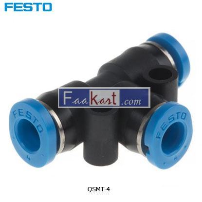 Picture of QSMT-4  FESTO Pneumatic Tee Tube-to-Tube Adapter