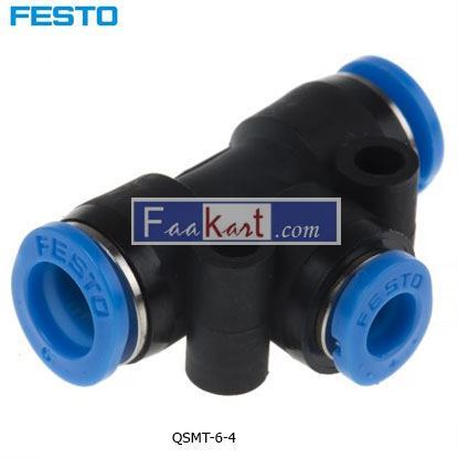 Picture of QSMT-6-4  FESTO Pneumatic Tee Tube-to-Tube Adapter