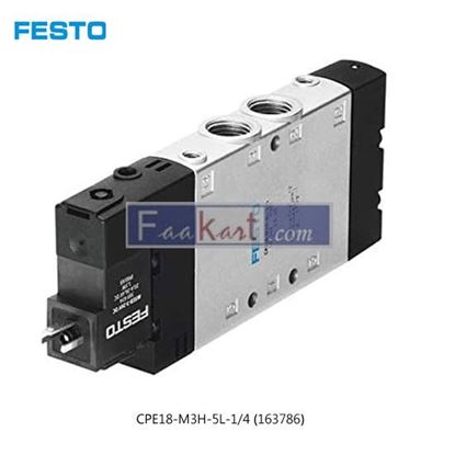 Picture of CPE18-M3H-5L-1/4 (163786) Festo Solenoid valve