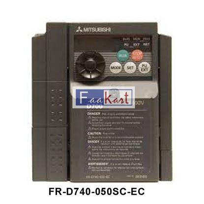 Picture of FR-D740-050SC-EC - Mitsubishi FR-D740 Inverter Drive, 3-Phase