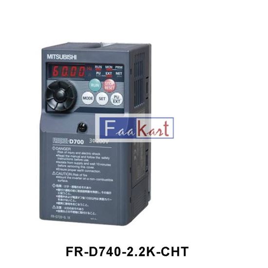Picture of FR-D740-2.2K-CHT - Mitsubishi Inverter Drive 3-Phase