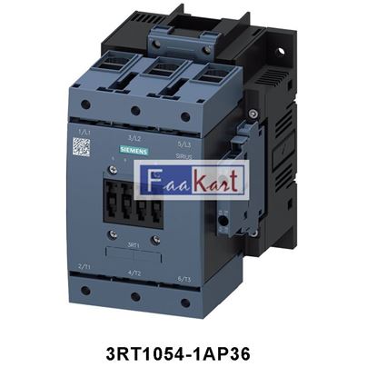 Picture of 3RT1054-1AP36-SIEMENS Contactor: 3-pole